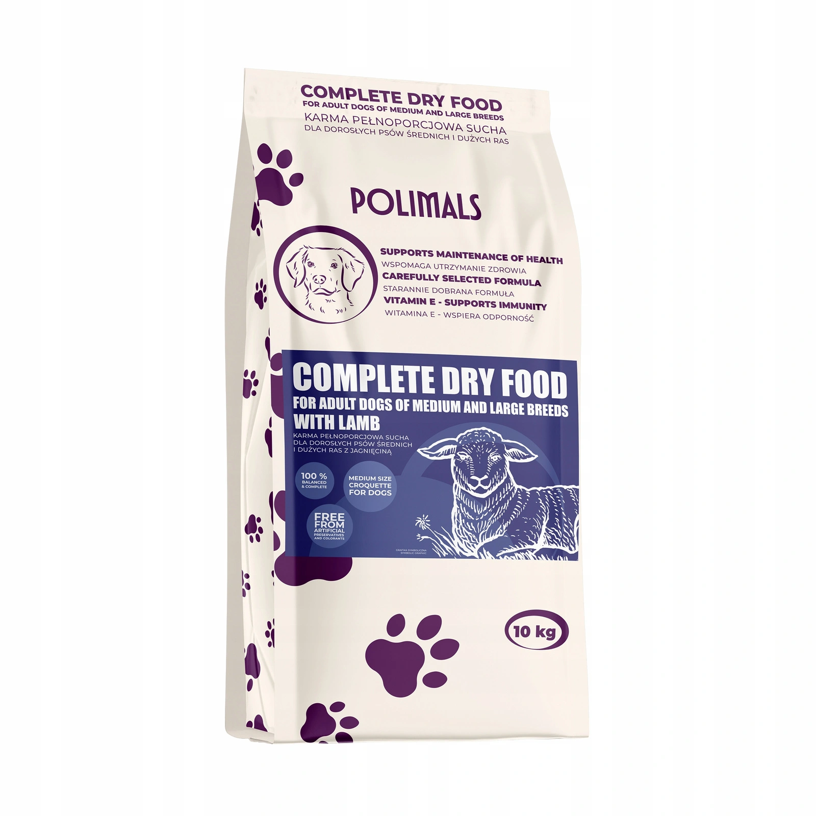 Polimals jagnięcina adult 10 kg