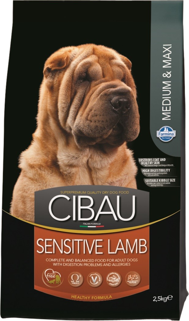Farmina Cibau Sensitive jagnięcina adult średnie rasy, duże rasy 2,5 kg