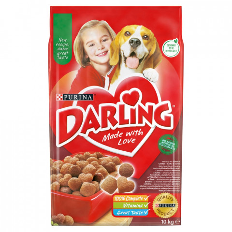 Purina Darling kurczak, wołowina adult 10 kg