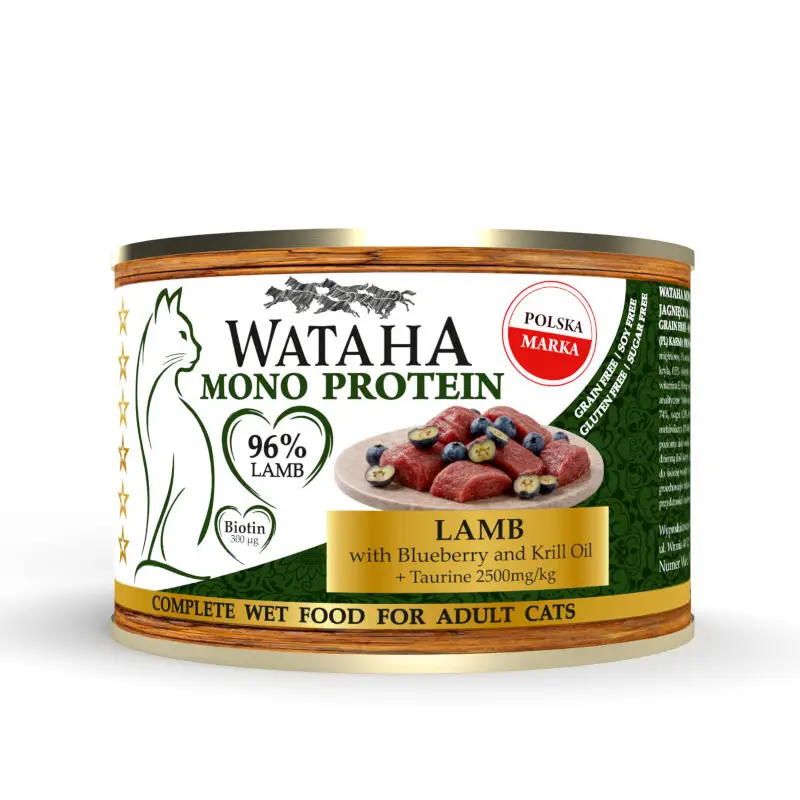Wataha Mono jagnięcina z borówką adult 400 g