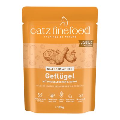 Catz Finefood Classic drób adult 85 g × 8