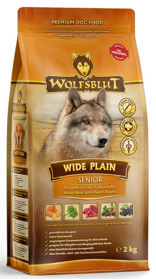 Wolfsblut Wide Plain konina senior 2 kg