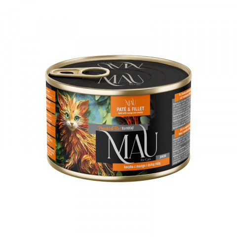 Dolina Noteci Mau Skin & Coat kaczka z mango i dziką różą pasztet kitten 185 g