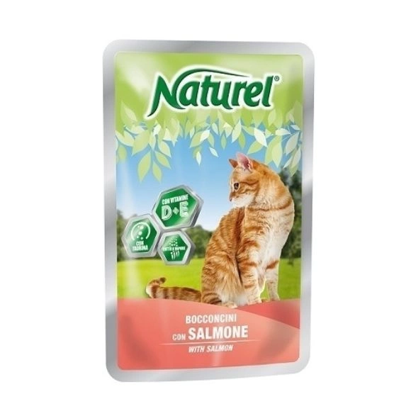 Life Cat Naturel łosoś kawałki 100 g