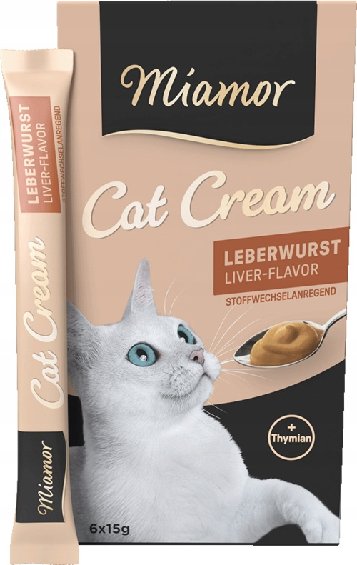 Miamor Cat Cream wątróbka 15 g × 6