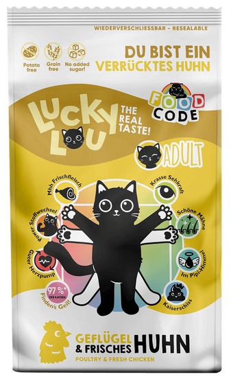 Lucky Lou Food Code Lifestage drób, kurczak z tapioką adult 1,7 kg