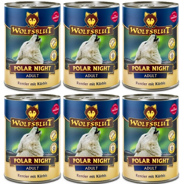Wolfsblut Polar Night renifer adult 395 g × 6