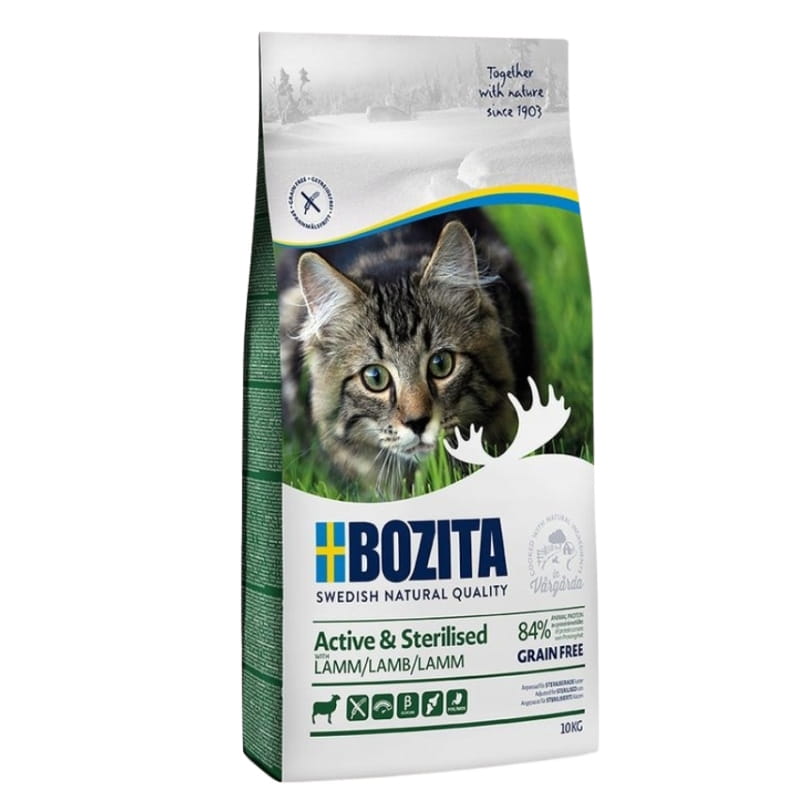 Bozita Active & Sterilised jagnięcina adult 10 kg