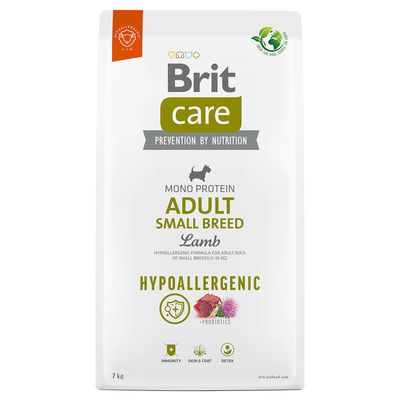 Brit Care jagnięcina z ryżem adult małe rasy 7 kg