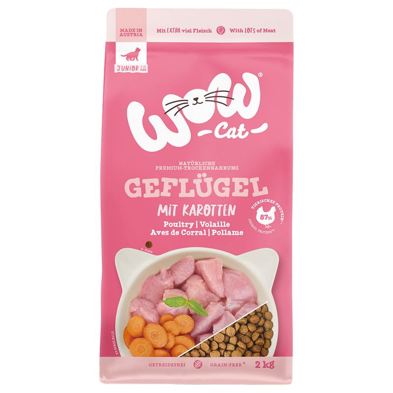 WOW Cat drób kitten 2 kg