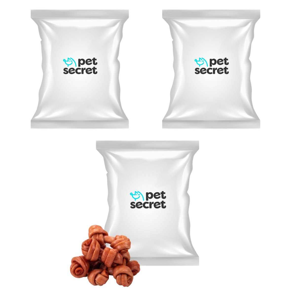 Pet Secret miękkie węzełki z królika 500 g × 3