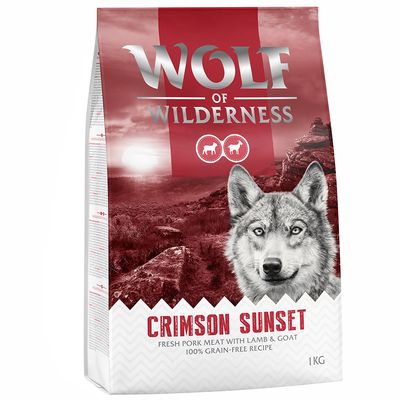 Wolf of Wilderness Crimson Sunset jagnięcina, koza 1 kg