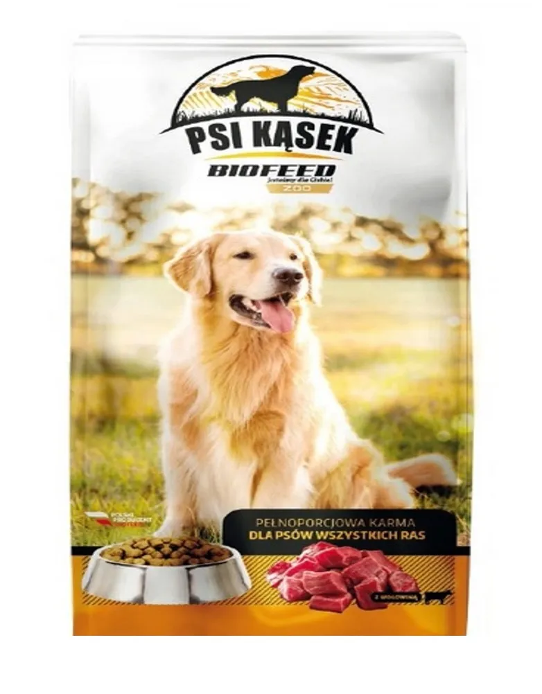 BioFeed Psi Kąsek wołowina 10 kg
