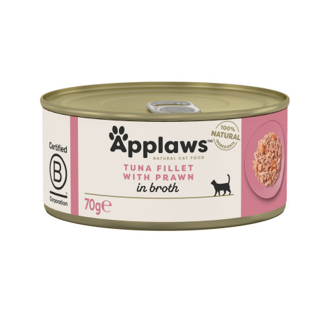 Applaws tuńczyk z krewetkami w bulionie 70 g