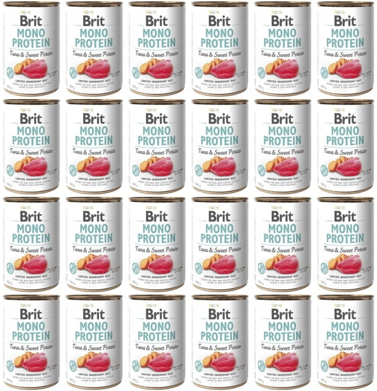 Brit Mono Protein tuńczyk 400 g × 24
