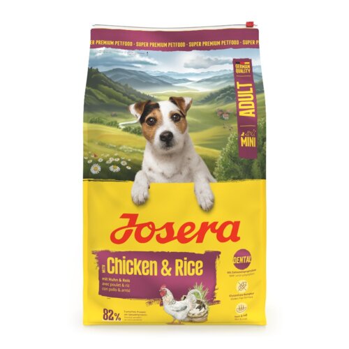 Josera Mini kurczak, ryż adult małe rasy 900 g