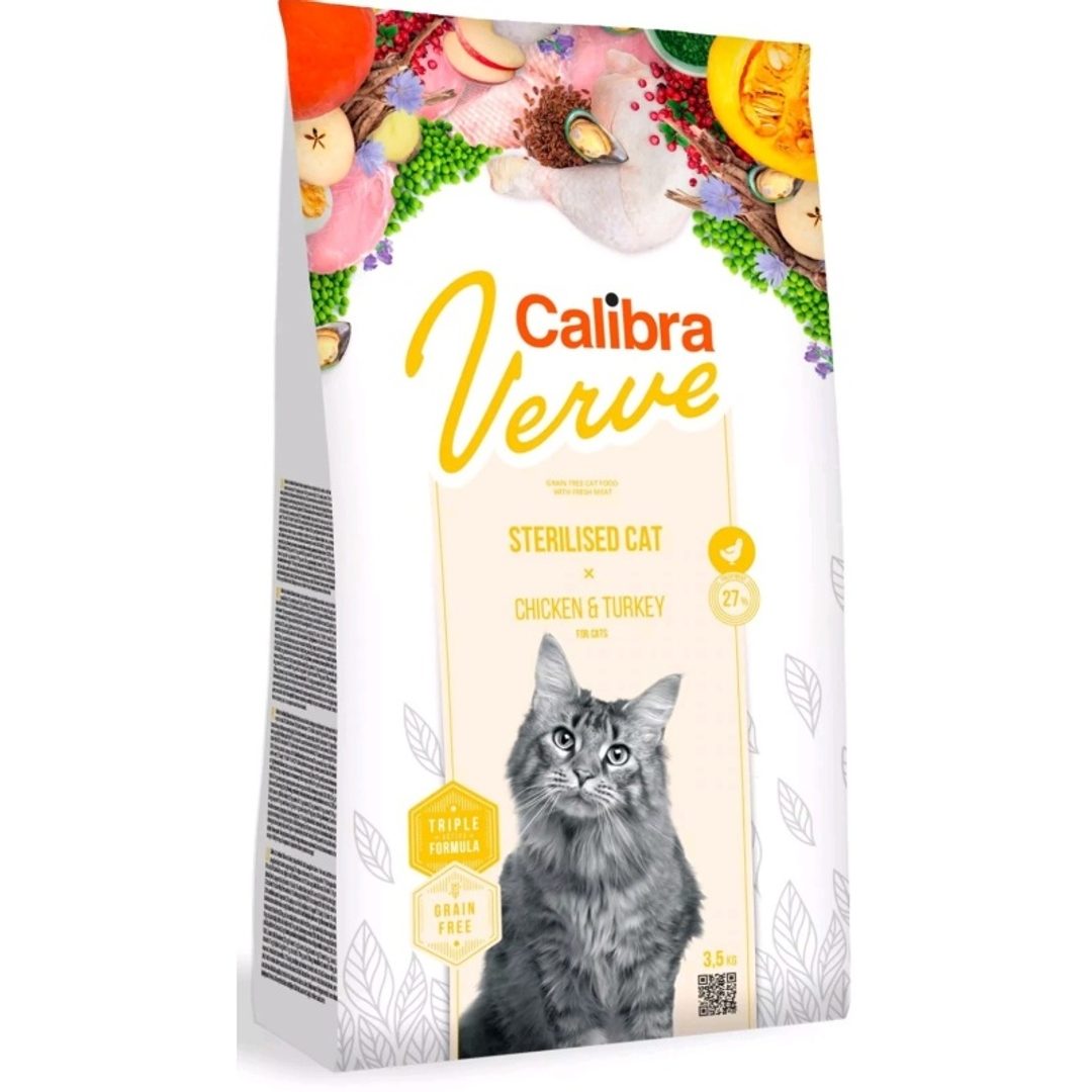Calibra Verve Sterilised indyk, kurczak 3,5 kg