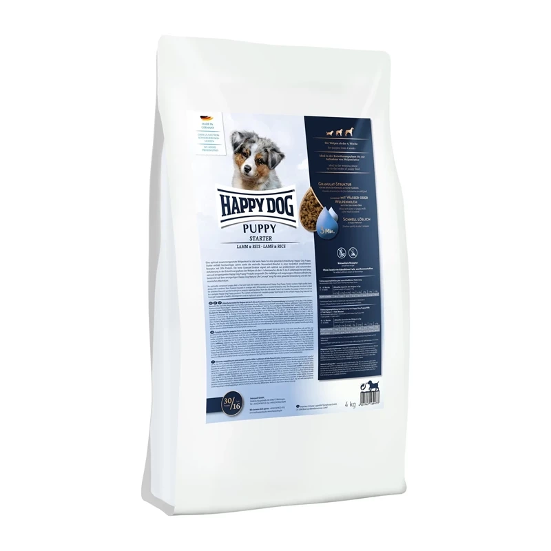 Happy Dog Puppy Starter jagnięcina 4 kg