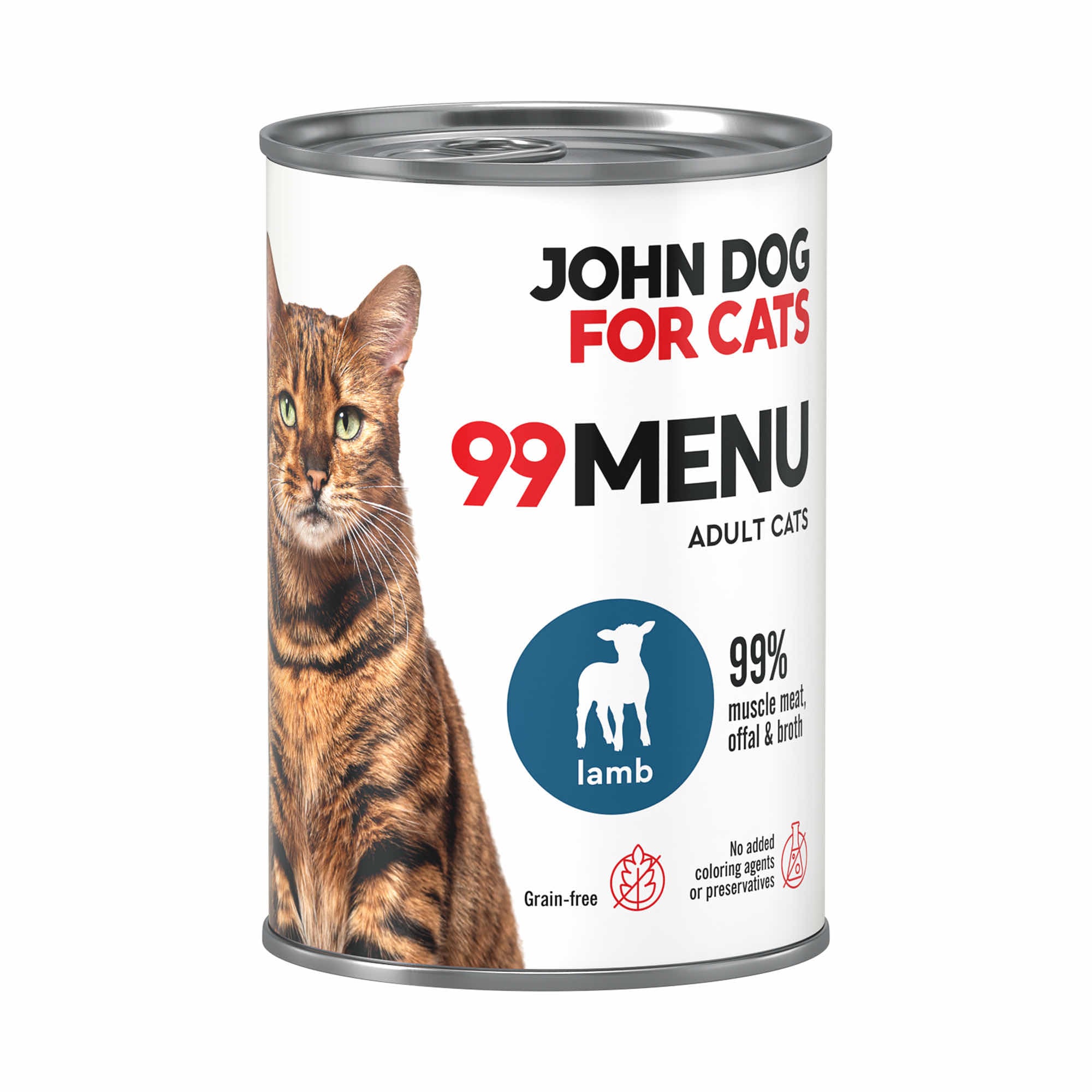 John Dog 99 Menu jagnięcina w galaretce adult 400 g