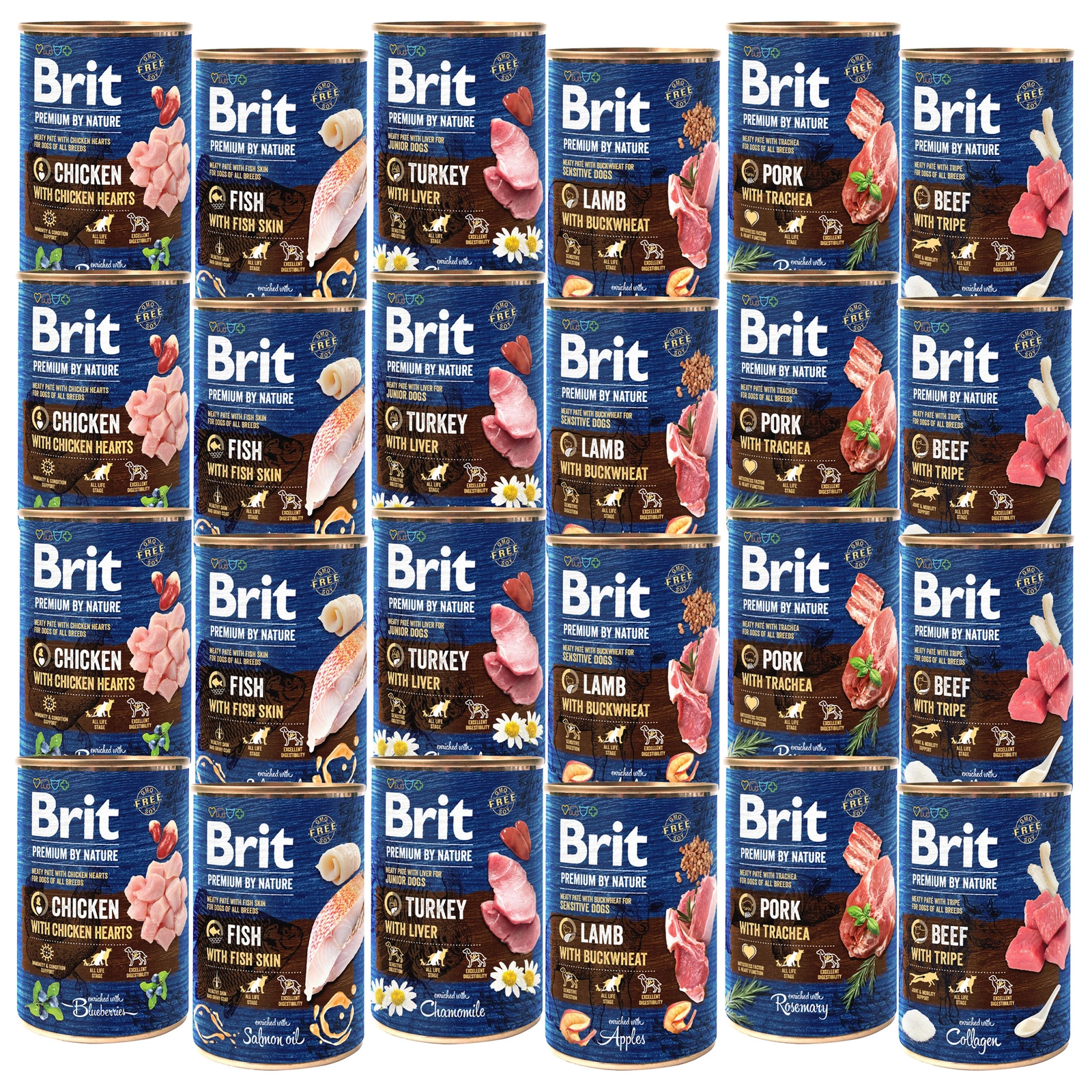 Brit By Nature 400 g × 24