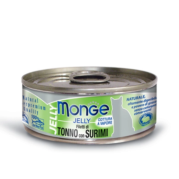 Monge Jelly tuńczyk z surimi w galaretce adult 80 g