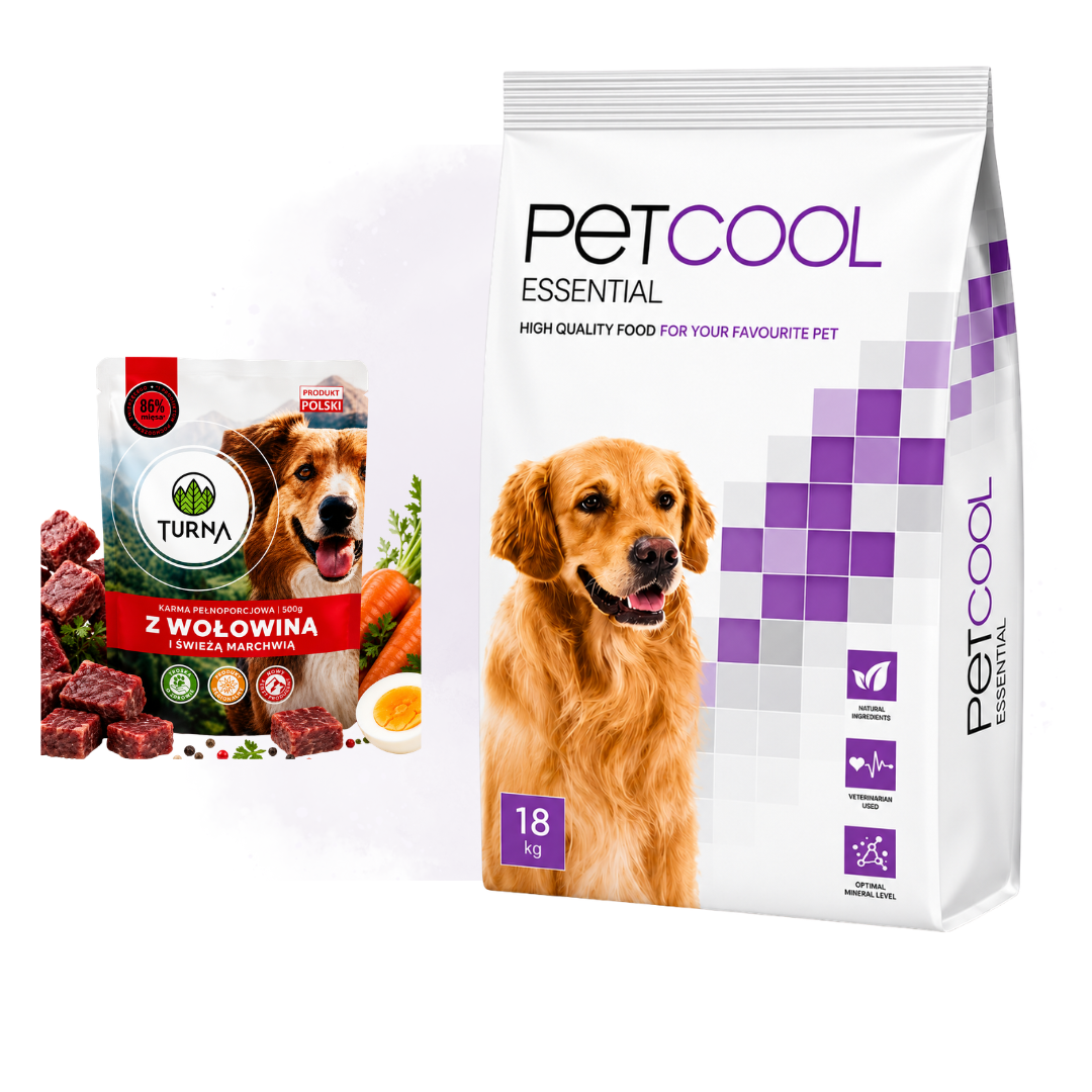 Petcool Essential adult duże rasy 18 kg