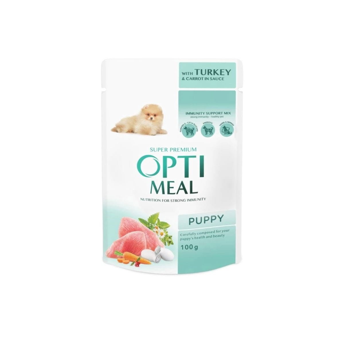 Optimeal Super Premium indyk puppy 100 g