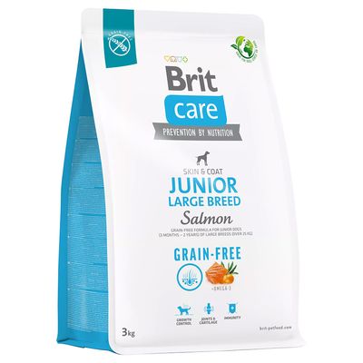 Brit Care łosoś junior duże rasy 3 kg × 2