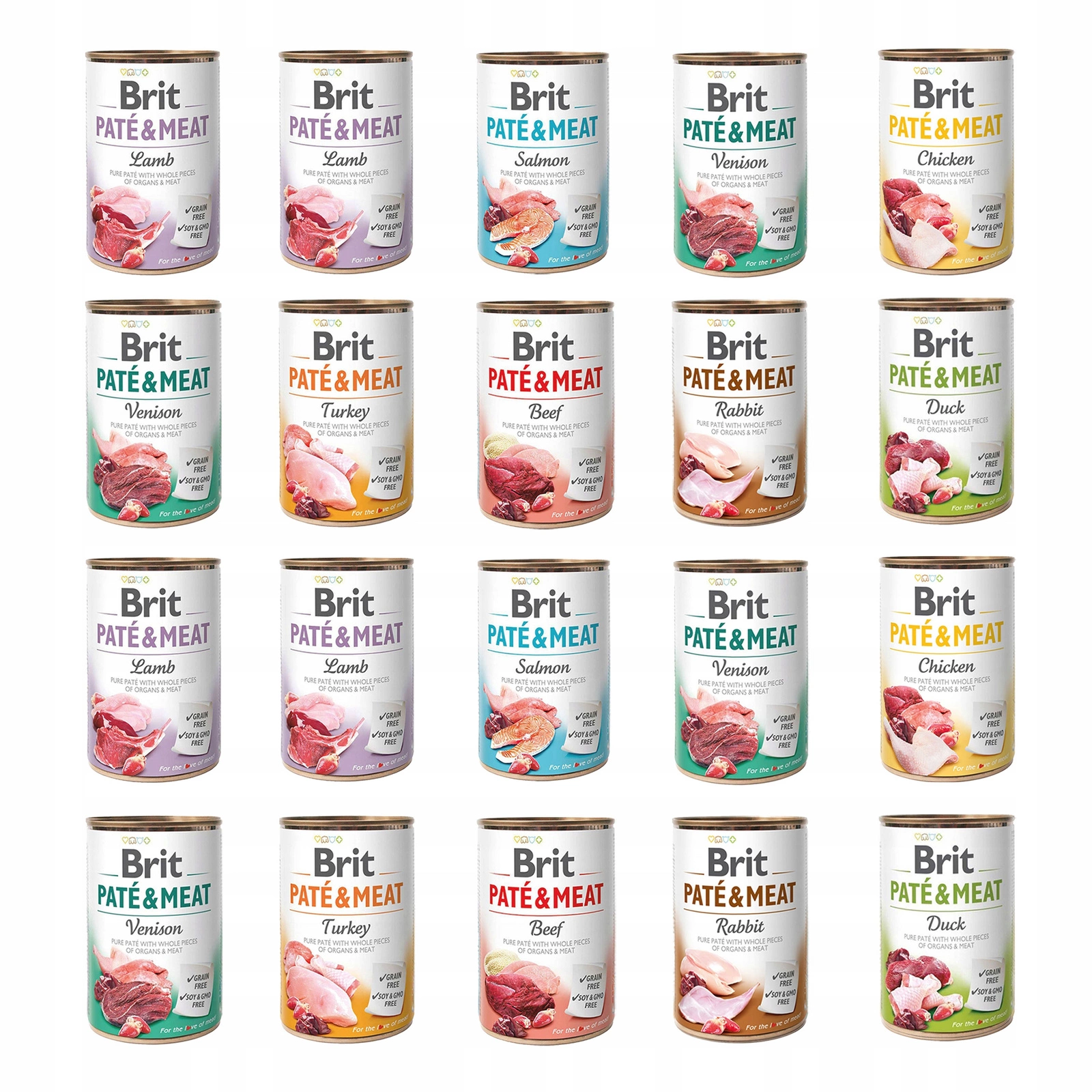 Brit Pate & Meat 400 g × 20