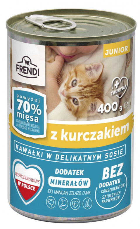 Frendi kurczak w sosie kitten 400 g