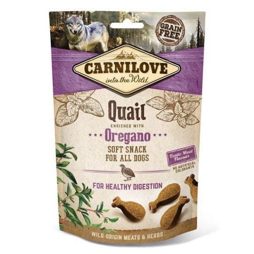 Carnilove Semi-Moist Snack przepiórka z oregano adult 200 g