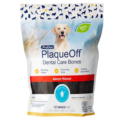 ProDen PlaqueOff Dental Care Bones boczek 482 g