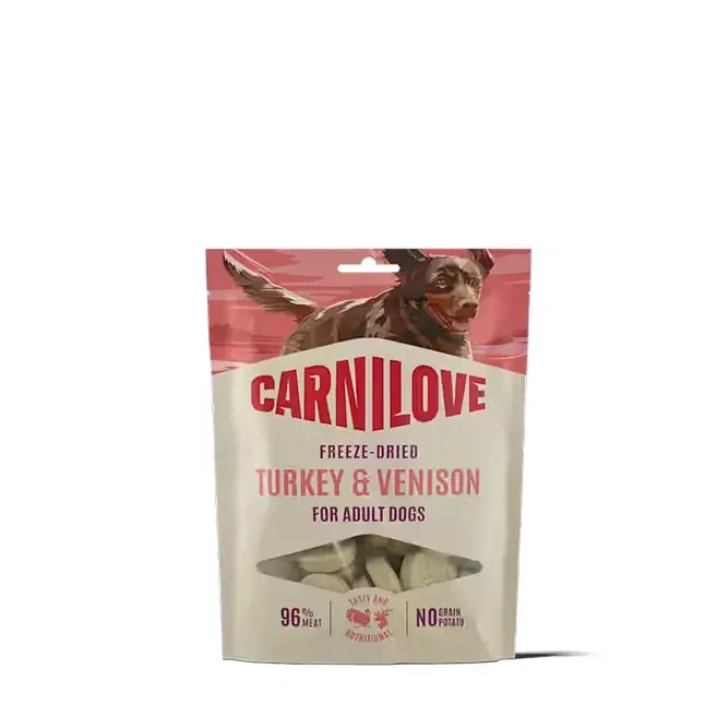 Carnilove Freeze-Dried dziczyzna, indyk adult 60 g