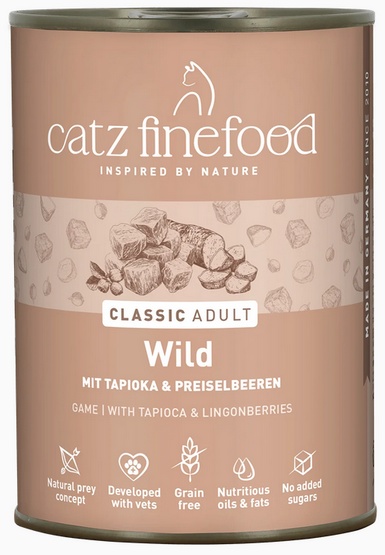 Catz Finefood Classic dziczyzna adult 400 g