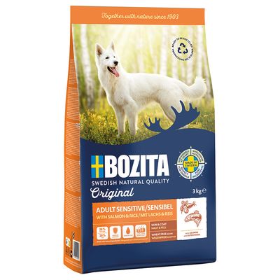 Bozita Original łosoś z ryżem adult 3 kg × 2