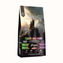 Wataha Hypoallergenic jagnięcina, królik, wołowina puppy średnie rasy, duże rasy 500 g