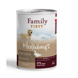 Family First Holidays kaczka z batatem adult 400 g