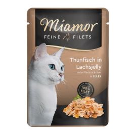 Miamor Feine Filets tuńczyk, łosoś w galaretce 100 g × 12