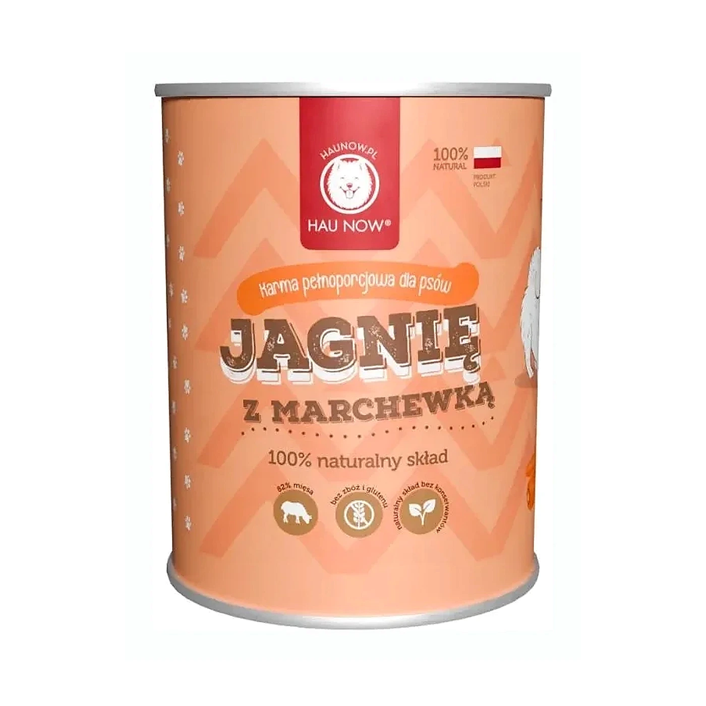 Hau Now jagnięcina z marchewką adult 400 g