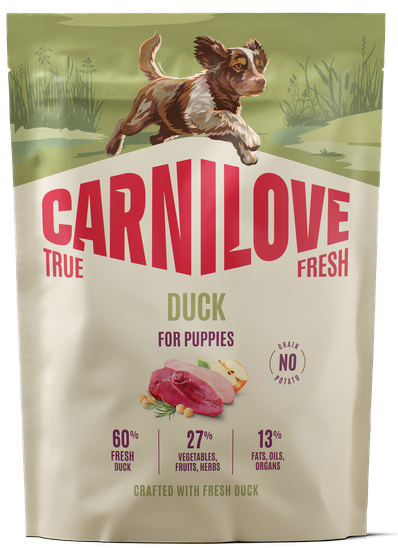 Carnilove True Fresh kaczka puppy 1,5 kg