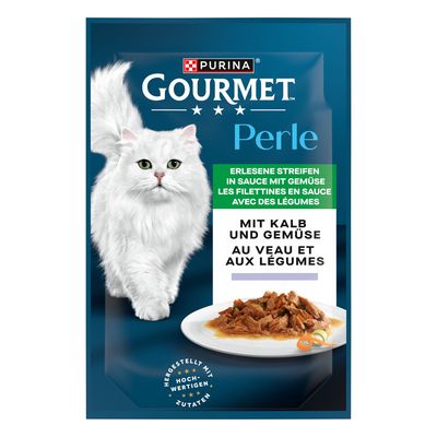 Purina Gourmet Perle cielęcina z warzywami w sosie adult 85 g × 26