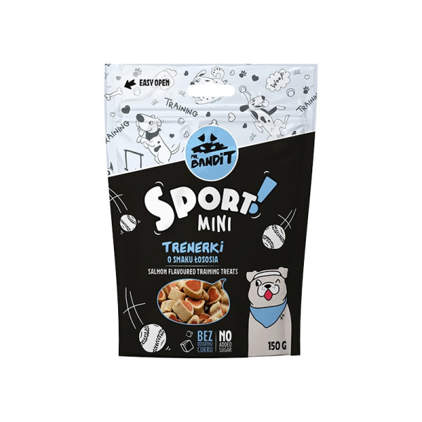 Mr. Bandit Sport łosoś małe rasy 150 g