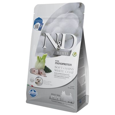 Farmina N&D White okoń morski adult małe rasy 2 kg