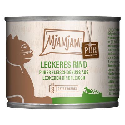 MjAMjAM Pur wołowina adult 200 g × 6