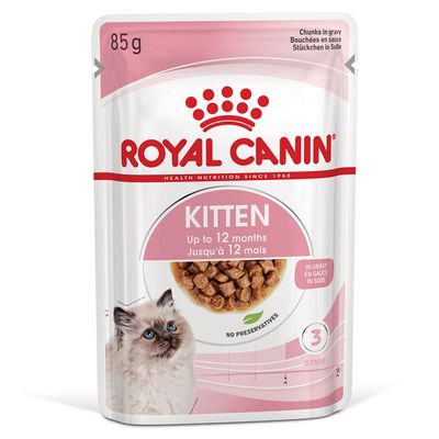 Royal Canin Feline Health Nutrition kurczak w sosie kitten 85 g × 12