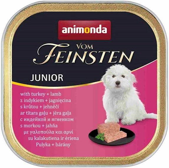 Animonda Vom Feinsten indyk, jagnięcina junior 150 g