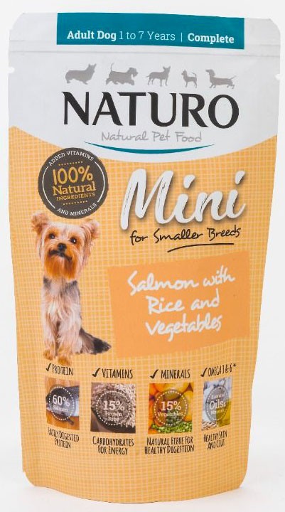 Naturo łosoś adult małe rasy 150 g