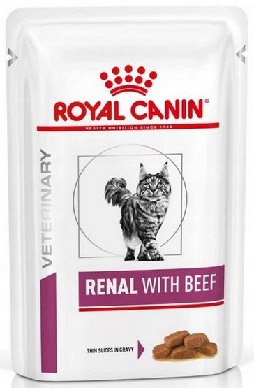 Royal Canin Veterinary Diet Renal wołowina w sosie 85 g