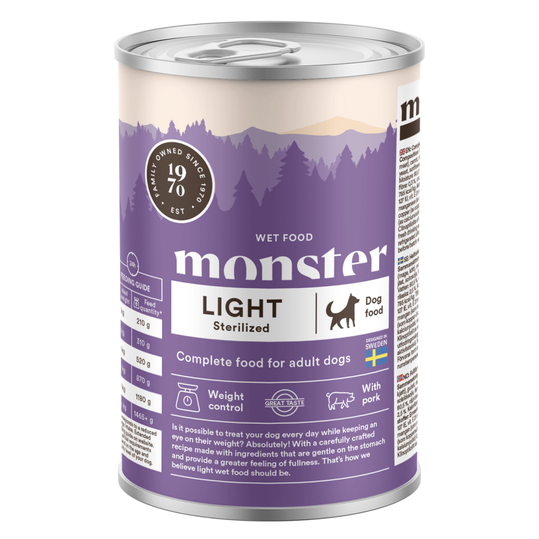 Monster kurczak, wieprzowina adult 400 g