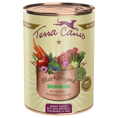 Terra Canis Marktragout wołowina adult 385 g × 12